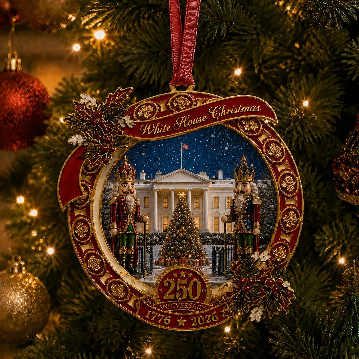 The Nutcracker 250th Anniversary Ornament—Guarding the White House